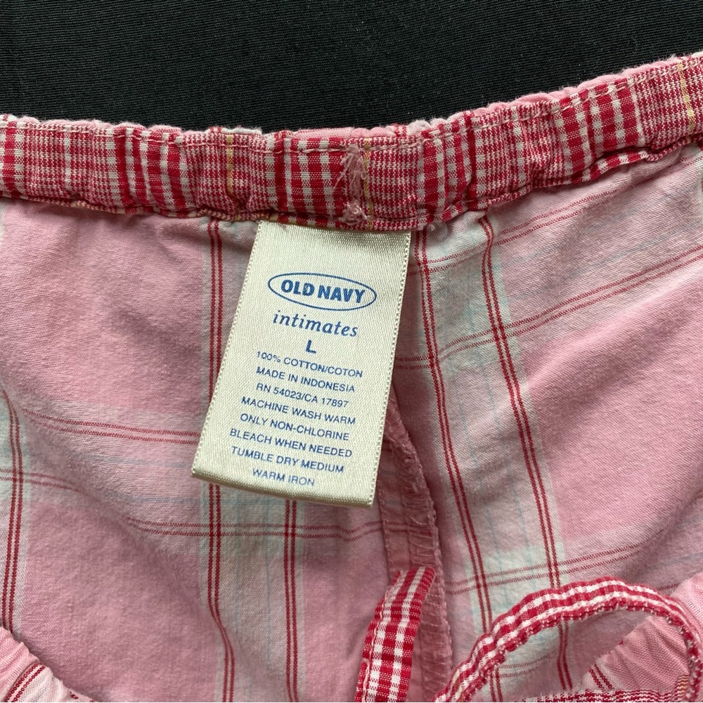 Old Navy Pink and White Striped Lounge Pants - Picture 3 of 8